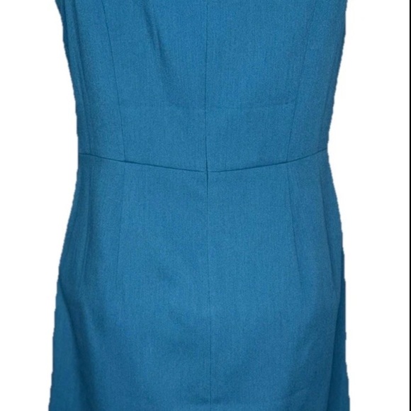 Ann Taylor Teal Sleeveless Sheath Dress – Classic Work-to-Evening Style - Picture 2 of 2